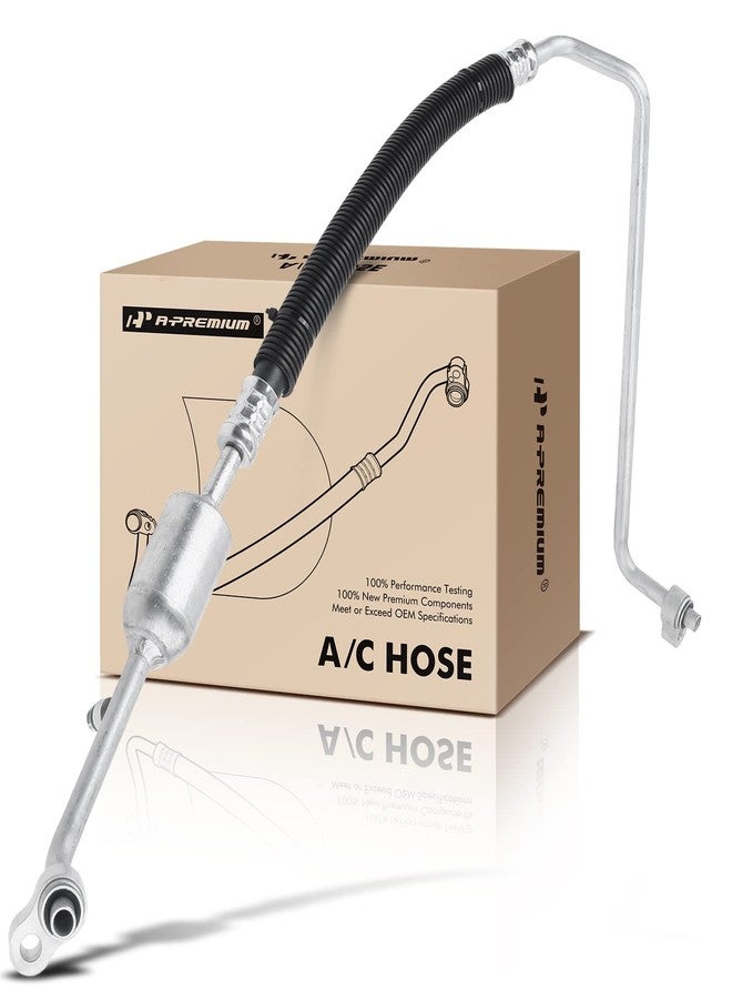 A-Premium A/C Discharge Line Hose Assembly Compatible with Cadillac, Chevrolet, GMC Models - Silverado 1500, Tahoe, Sierra, Yukon XL 1500/2500, Escalade ESV EXT, Compressor to Condenser - Image 1