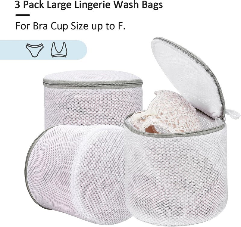 BESTOTTAM BESTOTTAM Bra Laundry Bag for Washing Machine Liwilong Bra Bags for Laundry Bra Washer Sock Bag for Washing Machine Underwear Washing Bag Bra Washer Protector Mesh Laundry Bag  - Image 2
