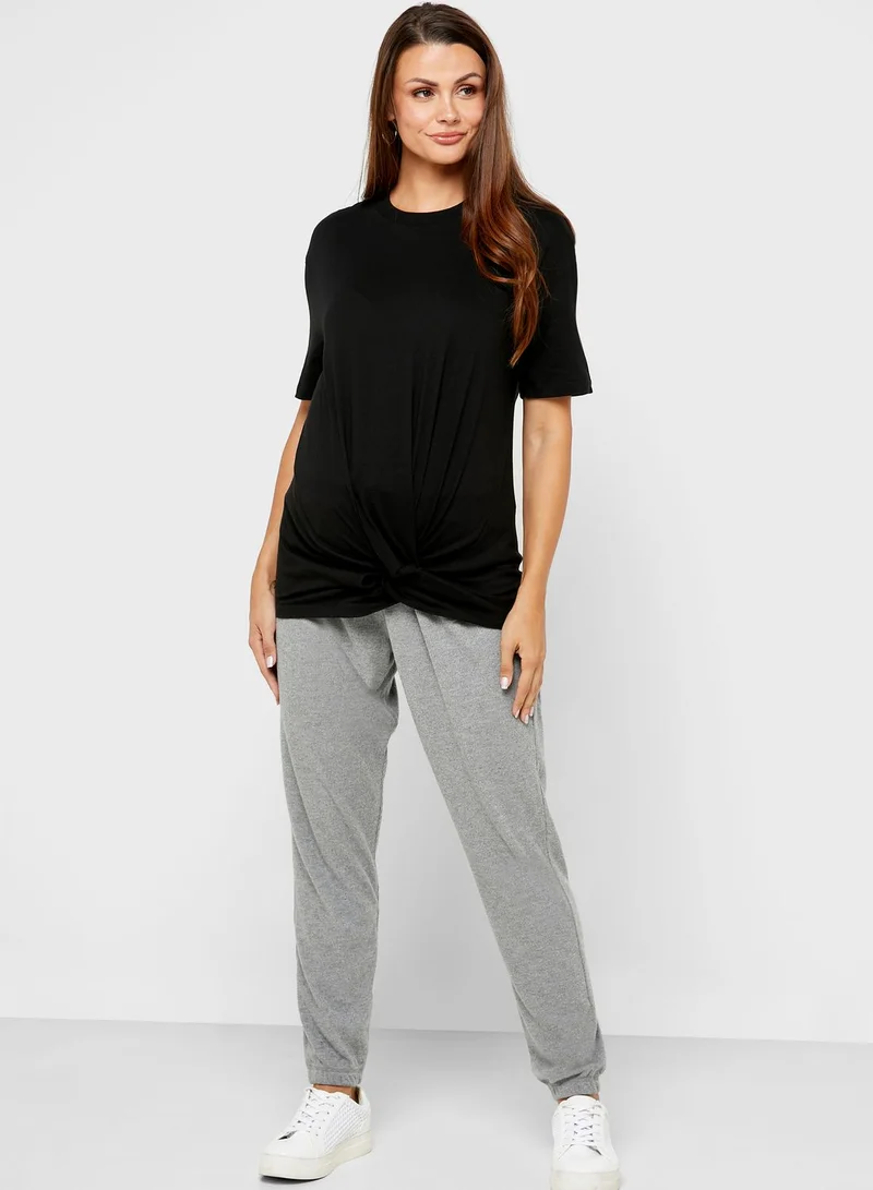 Topshop Maternity Front Twisted T-Shirt