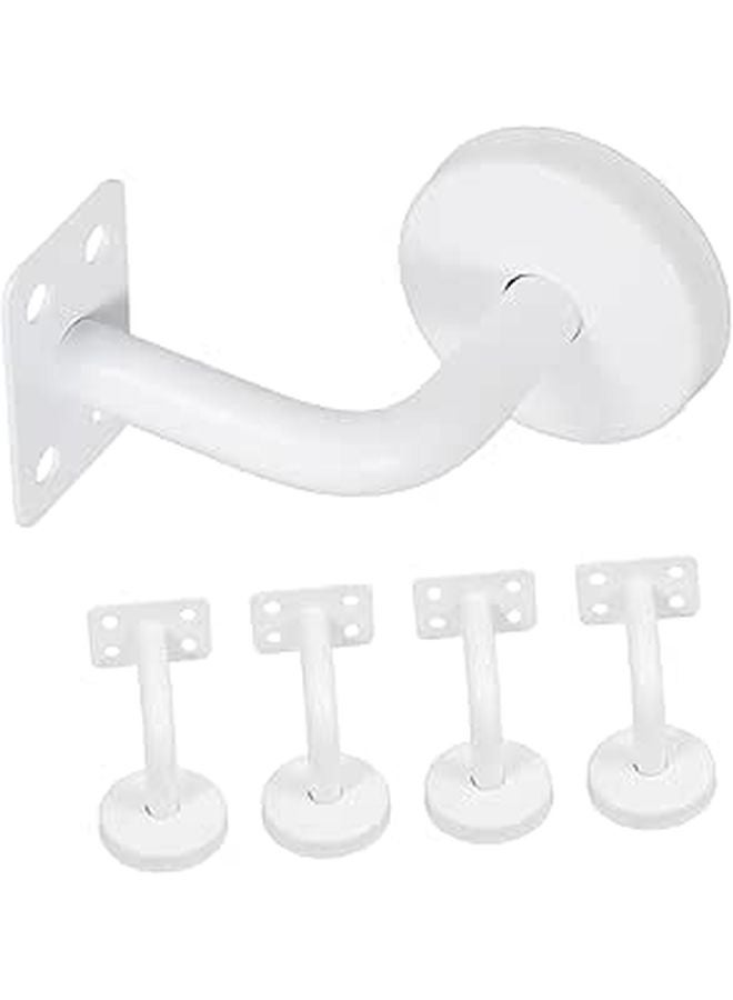 Stainless Steel Stair Handrail Brackets Heavy Duty Wall Mounted for Indoor Outdoor Use - Image 1