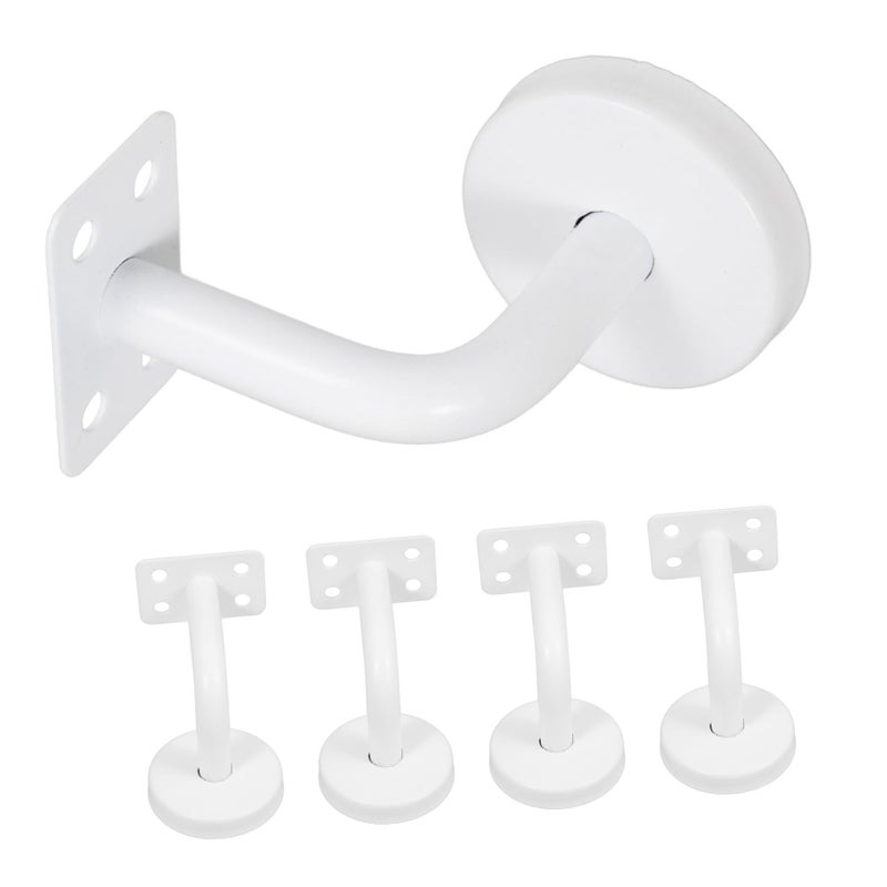 Stainless Steel Stair Handrail Brackets Heavy Duty Wall Mounted for Indoor Outdoor Use - Image 2