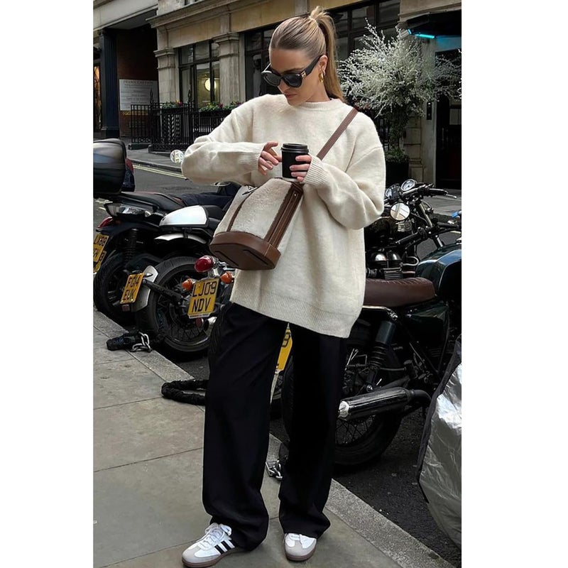 NEW YOUNG 3 Pack Women's Wide Leg Capri Pants with Pockets High Waist Loose Sweatpants Casual Lounge Yoga Workout Palazzo - Image 4