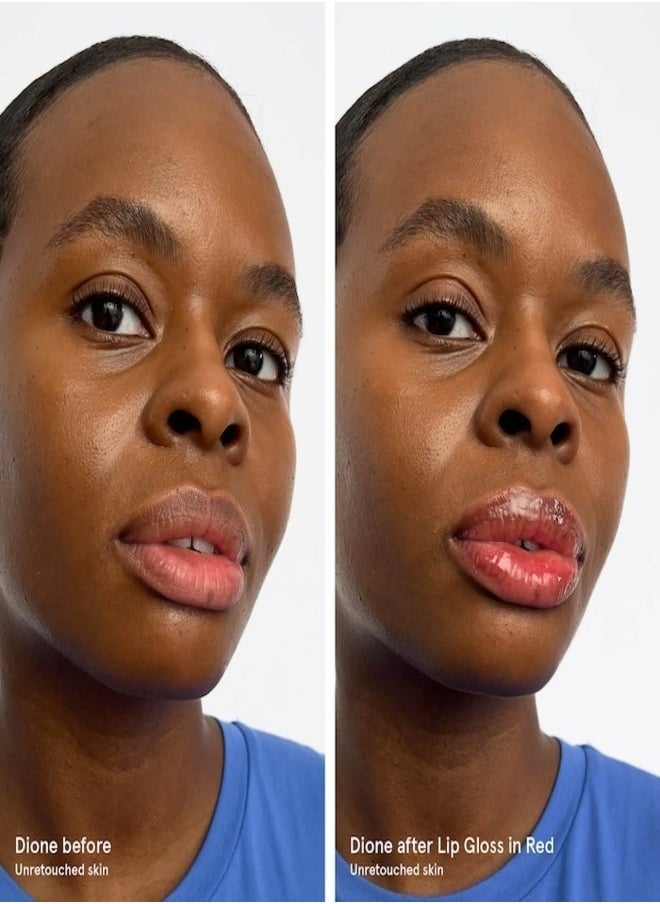 Glossier - Glossier Ultra Shiny Shimmer Lip Gloss 4.2ml - Red - subtle transparent red ,  High Gloss Finish - Image 1