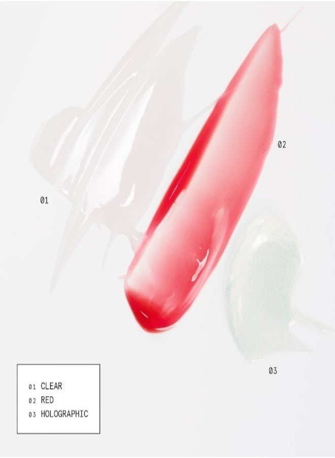 Glossier - Glossier Ultra Shiny Shimmer Lip Gloss 4.2ml - Red - subtle transparent red ,  High Gloss Finish - Image 1