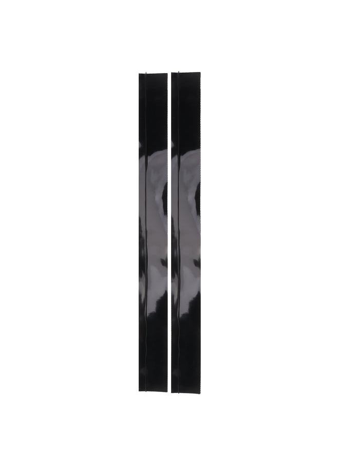 Thoraya 2pcs Kitchen Wide Gap Filler Strip Anti Oil Sealing Strip T Shaped Silicone Stove Gap Covers for Kitchen Stovetop Cooktop Black 63.5cm / 25in  - Image 2