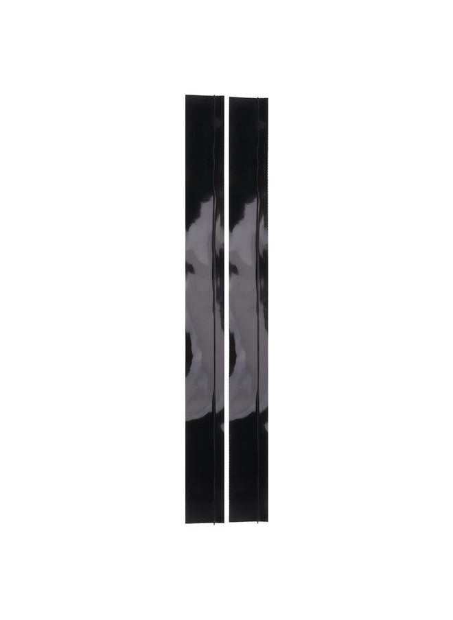 Thoraya 2pcs Kitchen Wide Gap Filler Strip Anti Oil Sealing Strip T Shaped Silicone Stove Gap Covers for Kitchen Stovetop Cooktop Black 63.5cm / 25in  - Image 3