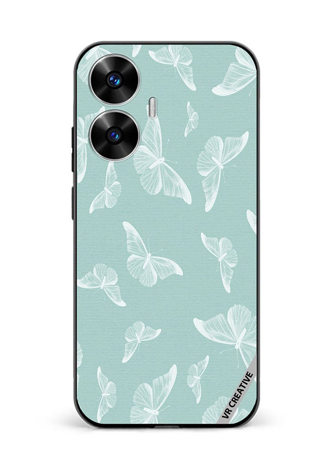 VR CREATIVE Protective Case Cover For Realme C55 Butterfly Design Multicolour - Image 1
