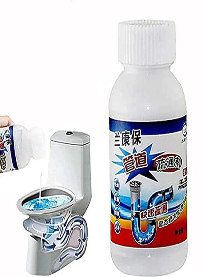 Newvent® Powerful & Clog Remover Sink Cleaning Powder | Sink & Drain Cleaner Powder | Automatic Toilet Blockage Cleaner, Removes Clogs, Blockage in Washbasin, Septic Tank, Sinks, Pipes(Pack of 1) - Image 1
