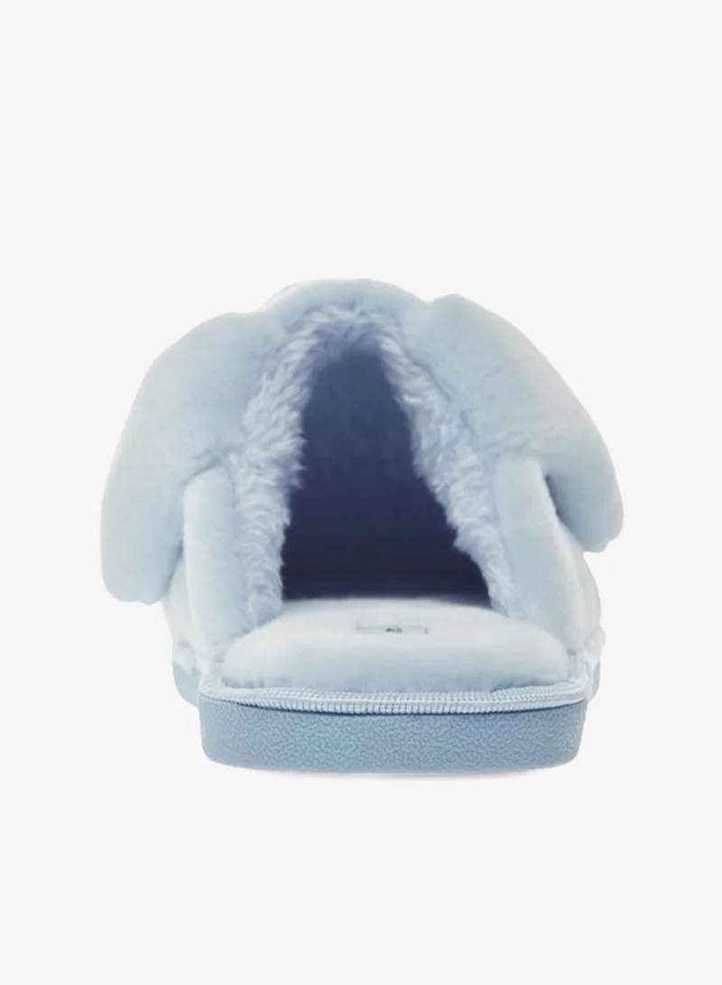Le Confort BLUE Womens Ear Applique Slip-On Bedroom Mules for Women | Best Price UAE
