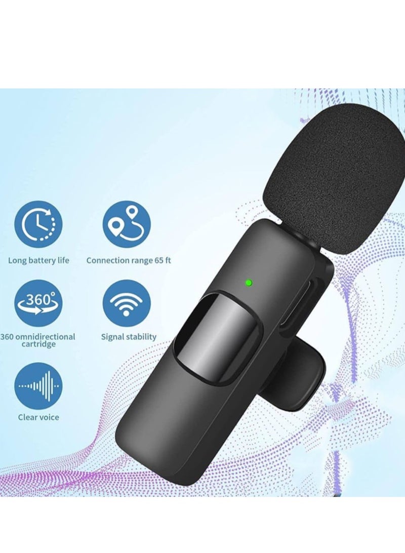 iSNUP Lavaler Wireless Dual Mic for iPhone and iPad - Multi-Way Intensive Recording Microphone with lighting port for interviews, podcasts, video, live streaming and singing - Image 3