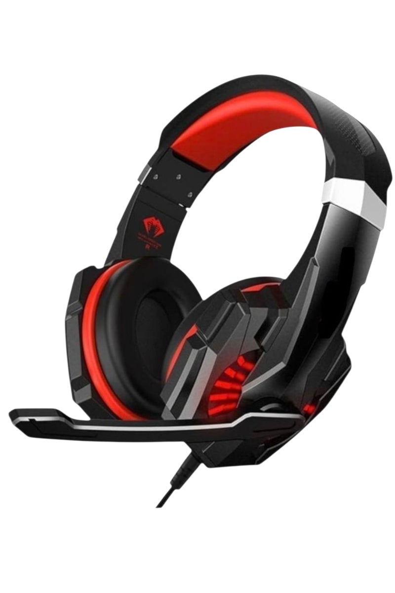 G9000 7.1 Surround Sound Gaming Headset with Microphone, PC Headphones, Heavy Bass, Telescopic, Noise Isolating, Wired LED Light - Image 1