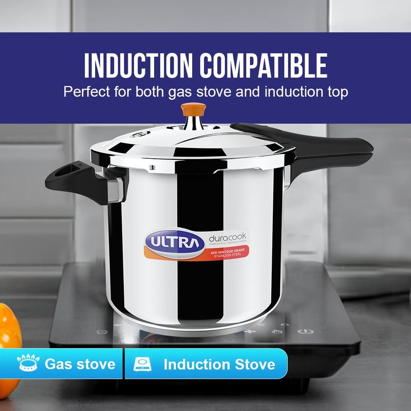 Ultra Ultra Duracook Pressure Cooker Litre AISI 304 Food Grade