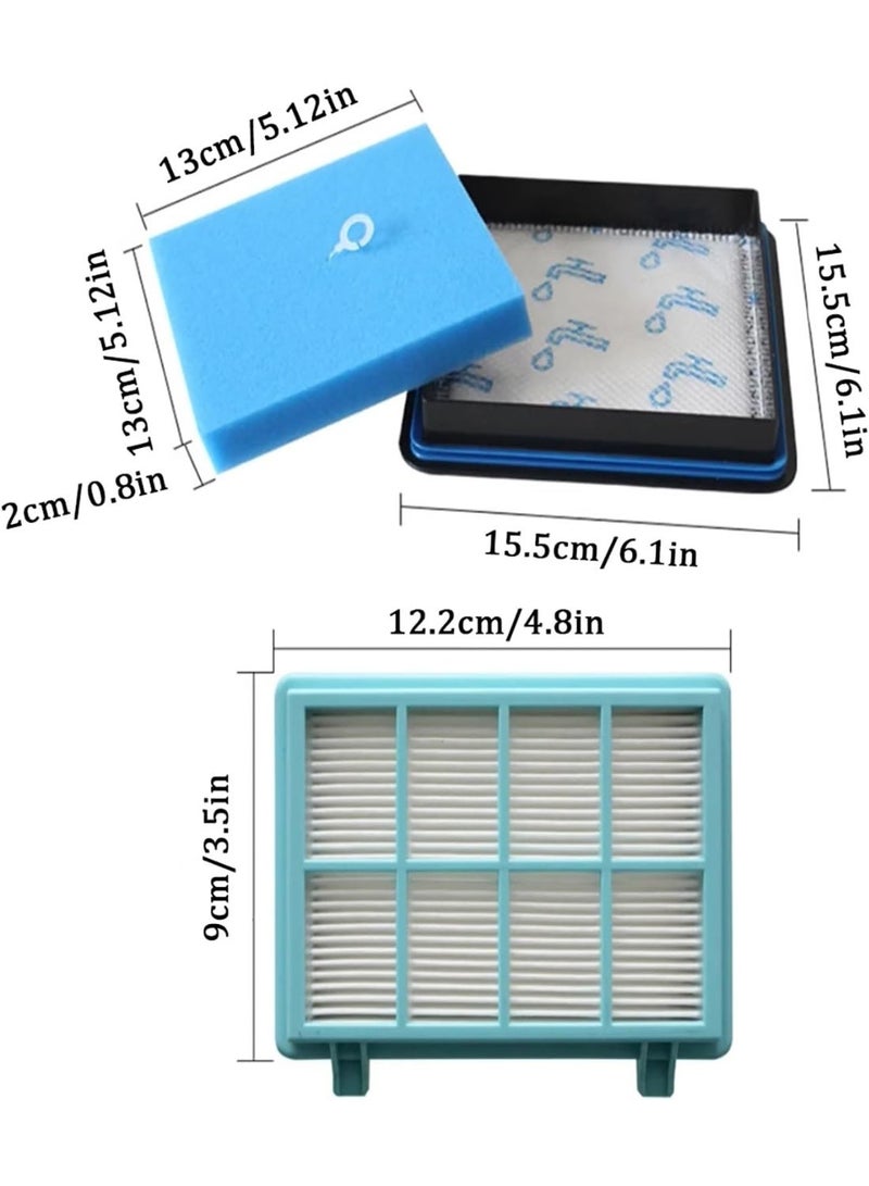 MJZ 3 Pack Replacement Filters for Vacuum Cleaner Filter, Compatible with Philips Air Purifier, Washable Vacuum Cleaner Filter Cartridges Replacement Parts, Replacement Vacuum Filter, for FC9331, FC9332, Vacuum Cleaner - Image 2