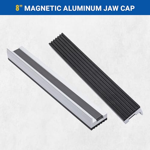 Yost Tools Yost 38003 MR-380 Magnetic Aluminum Jaw Cap with Rubber Surface, 8" - Image 2