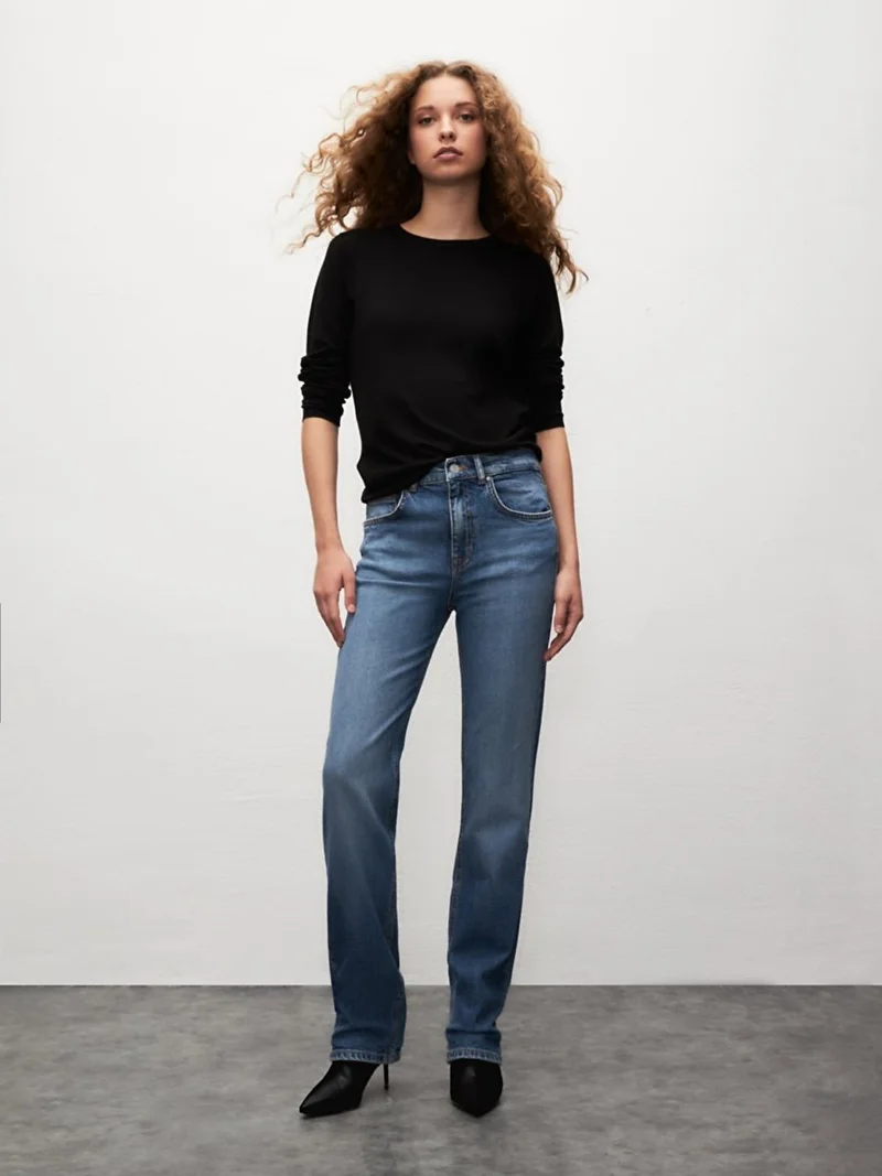 Lerana Straight Leg High Waist Jeans