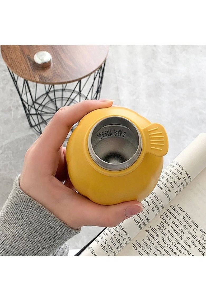 Generic - 250ml Mini Stainless Steel Vacuum Flask With Rope Portable Cute Thermos Mug Girl Student Thermal Water Bottle Tumbler - Image 1