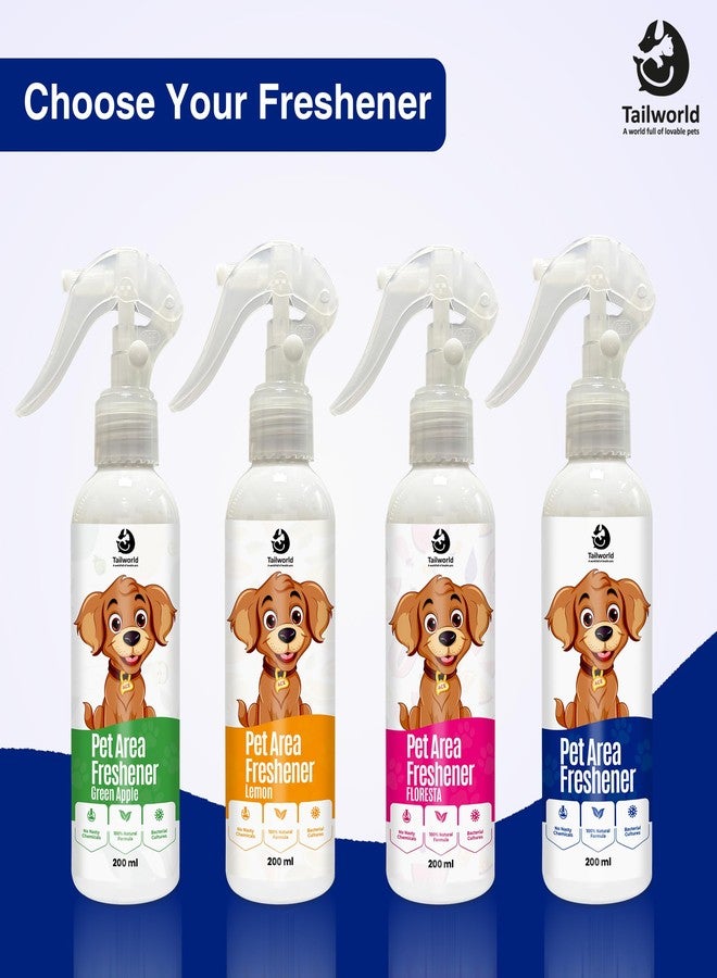 Tailworld Area Freshener, Pet Area Odour Remover for All Types of Surfaces | Super Safe for The Pets, Can Remove Urine Smell for Instant Freshness, Eco-Friendly Odour (200ml) - Image 2