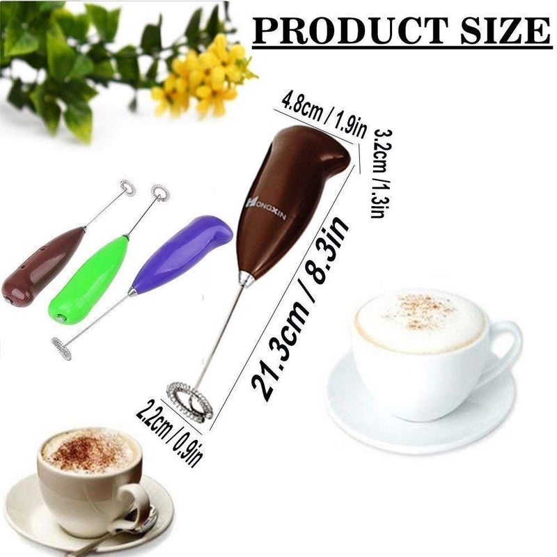 Hanumex Electric Mini Coffee Frother and Stirrer Froth Your Way to Perfect Lattes Random Color - Image 4