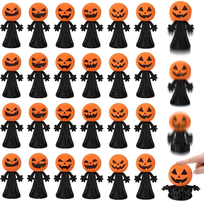OCHIDO Halloween Party Favors Toys for Kids Girls Boys 24 Pcs Jumping Popper Spring Launchers Toy Bouncy Novelty Toy Classroom PrizesHalloween Trick or Treating GoodieTreat Bags Gifts Fillers Bulk - Image 2