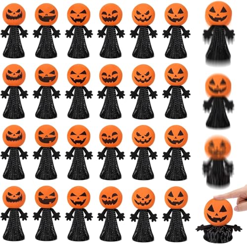 OCHIDO Halloween Party Favors Toys for Kids Girls Boys 24 Pcs Jumping Popper Spring Launchers Toy Bouncy Novelty Toy Classroom PrizesHalloween Trick or Treating GoodieTreat Bags Gifts Fillers Bulk - Image 1