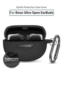 Bose Ultra Open Silicone Case Cover - Black - Made with Soft Silicone, Lightweight & Durable - Stylish Design, Accurate Cut-outs, Easy Installation & Removal