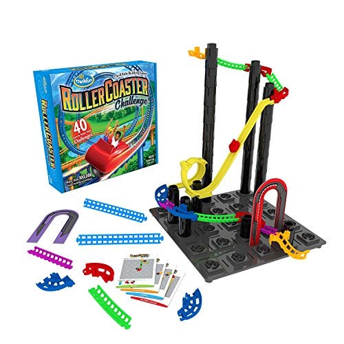 ThinkFun Roller Coaster Challenge STEM Toy and Building Game for Boys and Girls Age 6 and Up – TOTY Game of the Year Finalist - Image 1