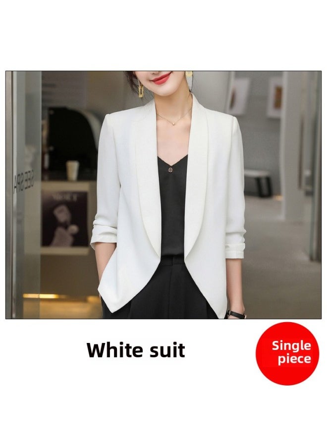 Suit Jacket Women's 2024 Spring And Summer New Professional Fashion Temperament Goddess Fan Small Casual Women's Small Suit 