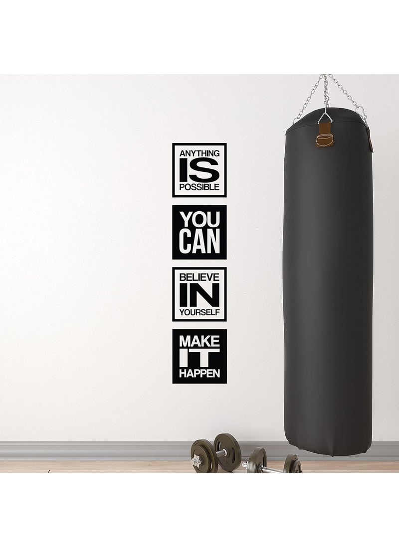 Spoil Your Wall 8 Pieces Positive Quotes Wall Sticker, Wall Arts Home Décor Wall Decals, 10 inches by Spoil Your Wall  - Image 3