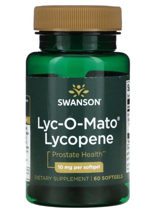 Lyc-O-Mato Lycopene 10 mg 60 Softgels