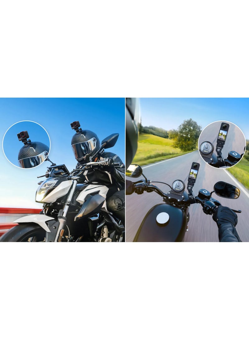 Insta360 Activity Motorcycle Bundle Kit - Compatible with Insta360 X4, GO 3S, Insta360 Ace Pro, Insta360 Ace, GO 3, X3, ONE RS (Twin/4K), GO 2, ONE X2, ONE R, ONE X, ONE Motorcycle Kit - Image 5