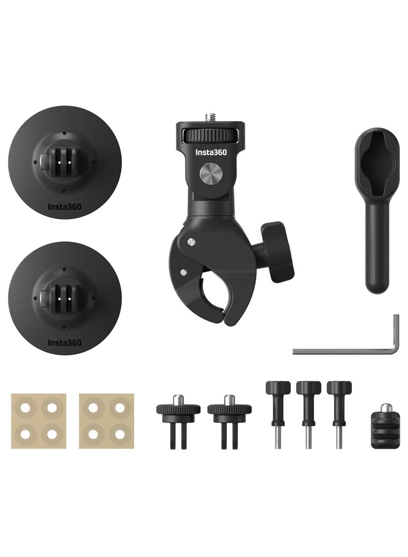 Insta360 Activity Motorcycle Bundle Kit - Compatible with Insta360 X4, GO 3S, Insta360 Ace Pro, Insta360 Ace, GO 3, X3, ONE RS (Twin/4K), GO 2, ONE X2, ONE R, ONE X, ONE Motorcycle Kit - Image 1
