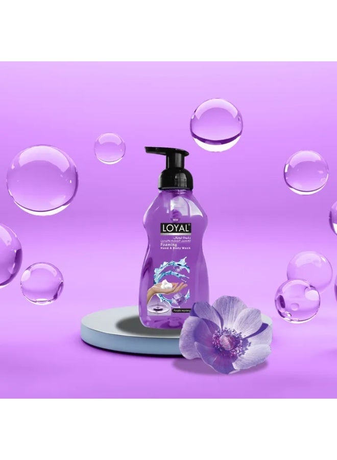 loyal Purple Mystery Scent Foaming Hand Wash 500 ML - Image 2