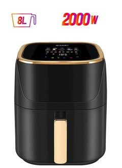 Generic GIAMEI Home Air Fryer Oven – 8L Touchscreen Air Fryer with 8 Pre-set Menus，2000W, up to 90% Less Oil, and Clearlook Window,80-200 °C Temperature control  - Image 1