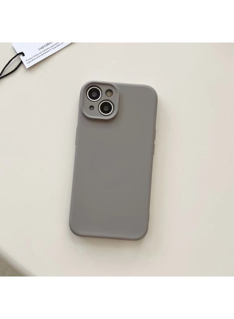 Premium Phone Case For Apple Liquid Silicone All-inclusive Lens Simple Protective Multiple Models Available