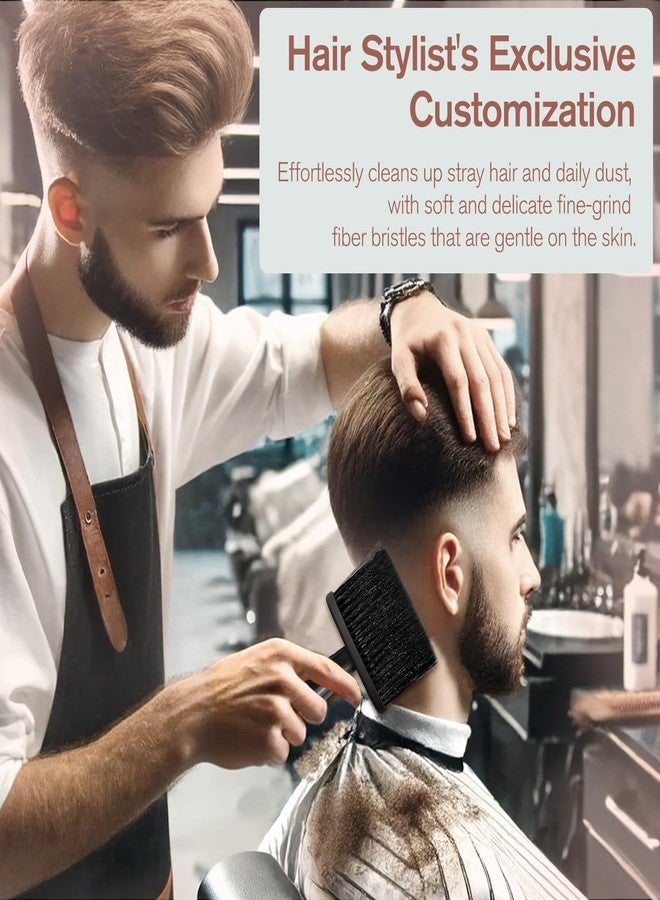 Jaasuee 2 Pcs Barber Brush Neck Duster Hair Cutting Brush Set - Black Soft Cleaning Face Brush, Dusting Brush for Hair Styling, Ideal for Barbers and Home Use - Image 4