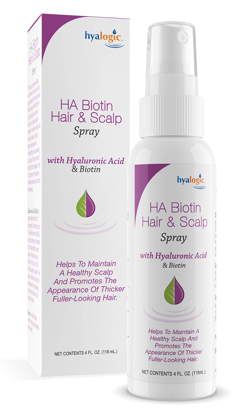 Hyalogic Biotin Volumizing Hair Spray with Hyaluronic Acid for Thinning Hair | Promotes Thicker, Healthier Locks and Scalp | 4 fl oz (118ml) - Image 1