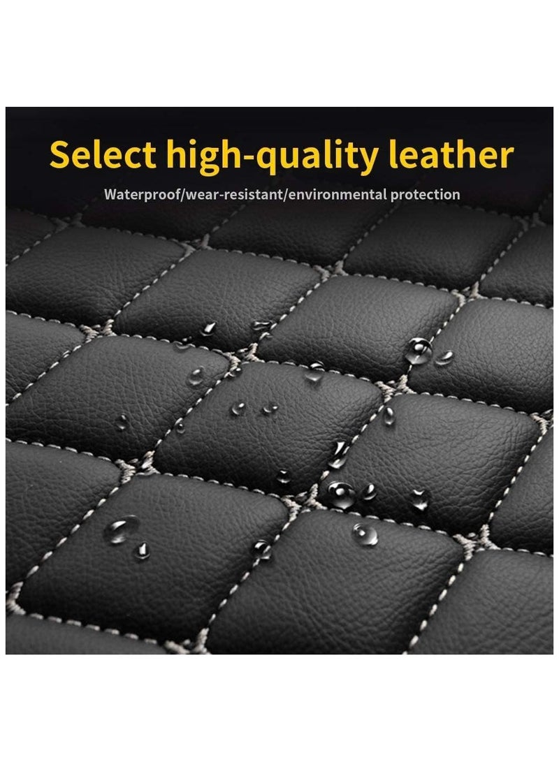 وينكا سجادات أرضية سيارة متوافقة مع BMW X5 2007-2010، مصنوعة من جلد البولي فينيل كلوريد، مقاومة للماء، سجادات قدم غير قابلة للانزلاق، ألوان مقاومة للطقس متوفرة (بيج) - Image 4