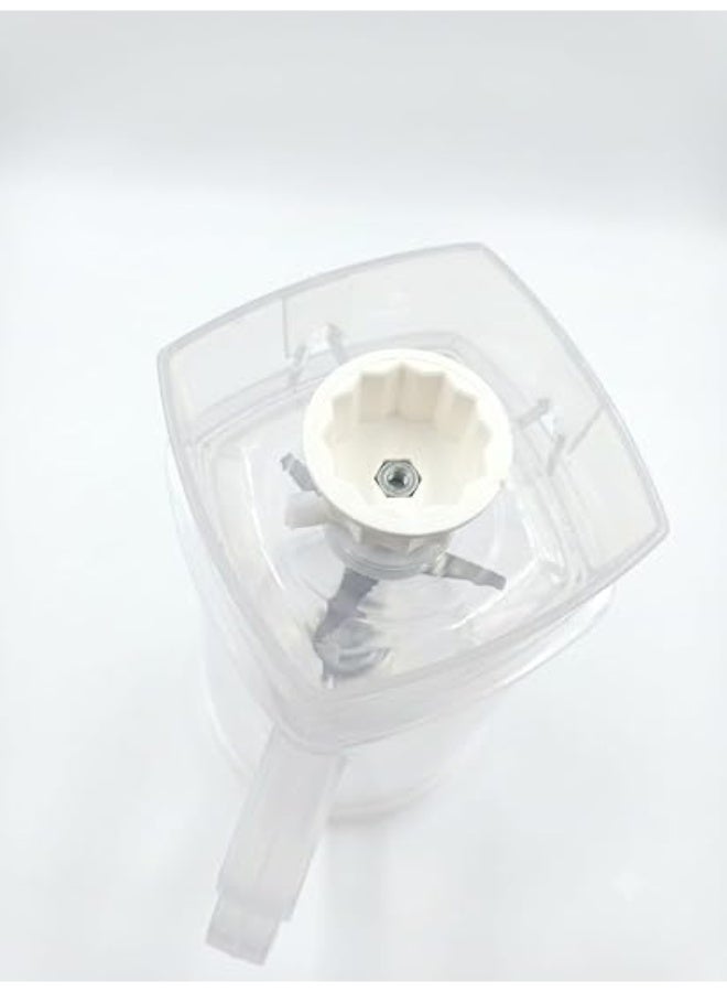 Transparent, shatterproof blender jar compatible with Moulinex blenders. - Image 2