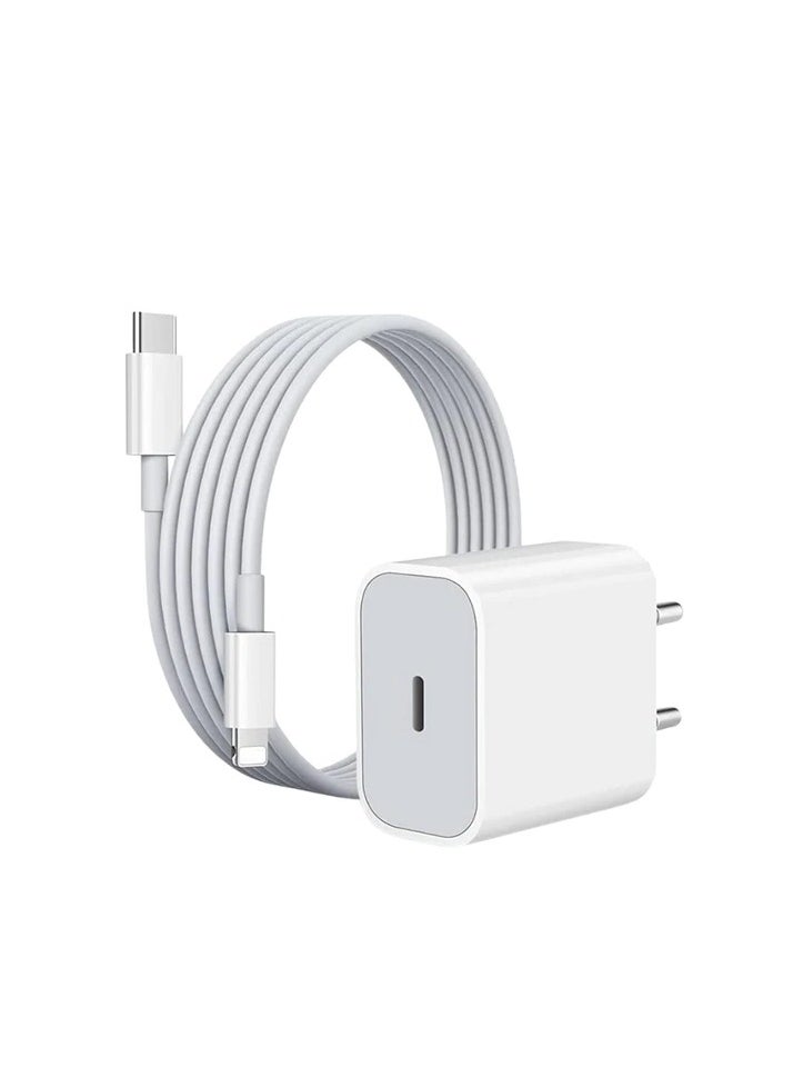 Generic - iPhone Charger, iPhone MFi Certified 20W PD Fast Charging USB C Charger with 6FT USB C to Lightning Cable for iPhone - Image 1