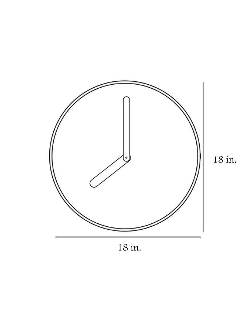 POSHIO® Mandala Art Wall Clock – Big Size (18 x 18 inches) , Multilayered wooden structure - Image 4