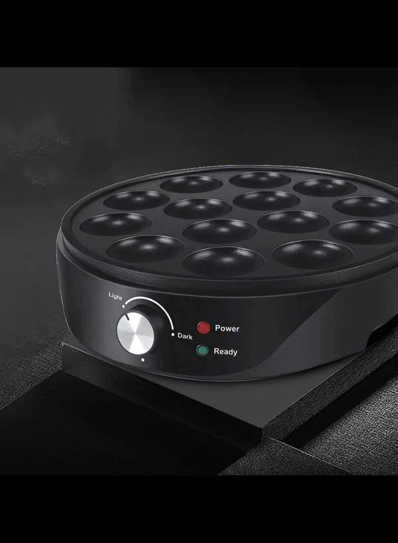 DENX DX3412 Pancake Maker – 14 Holes, 1000W, Non-Stick Coating, Automatic Temperature Control - Image 4