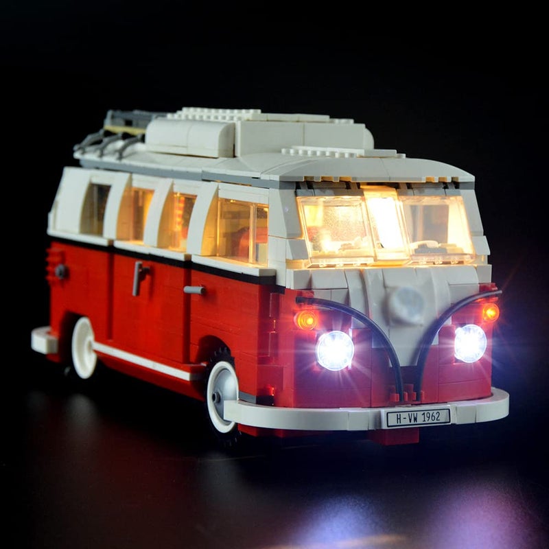 GEAMENT LED Lighting Kit Compatible with Lego VW T1 Camper Van Bus 10220 Creator Expert Model Set Not Included - Image 2