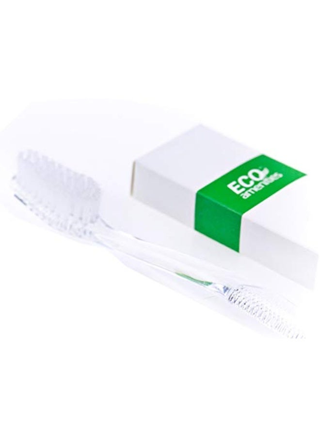 ECO amenities Travel Toothbrush Kit Manual Disposable Toothbrush with Toothpaste in Individually Wrapped Paper Box 100 Sets per Case Travel Set for Hotels and Hospitality - Image 5