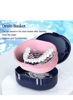 SYOSI Denture Case Denture Bath Box for Traveling Perfectly Denture Cup Clean Care for Retainer Mouth Guard Denture for Cleaning Household Office  - Image 5