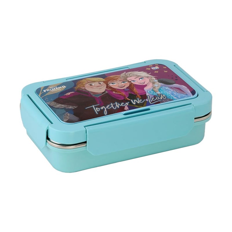 SKi Homeware SKI Steel Happy Meal 2 Compartment Insulated Steel Lunch Box Frozen - Image 5