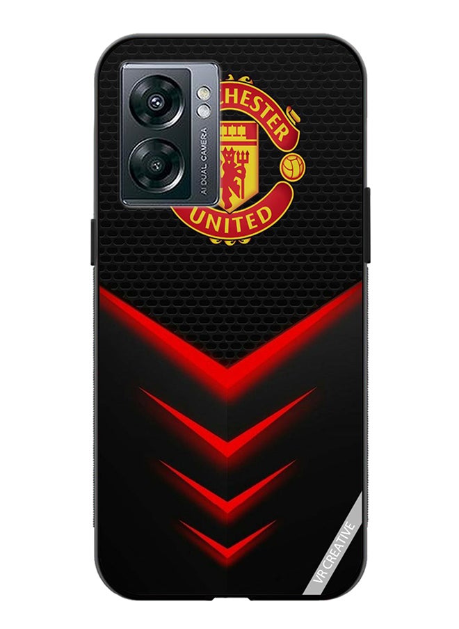 VR CREATIVE Protective Case Cover For Oppo A57 5G Man United Design Multicolour  - Image 1