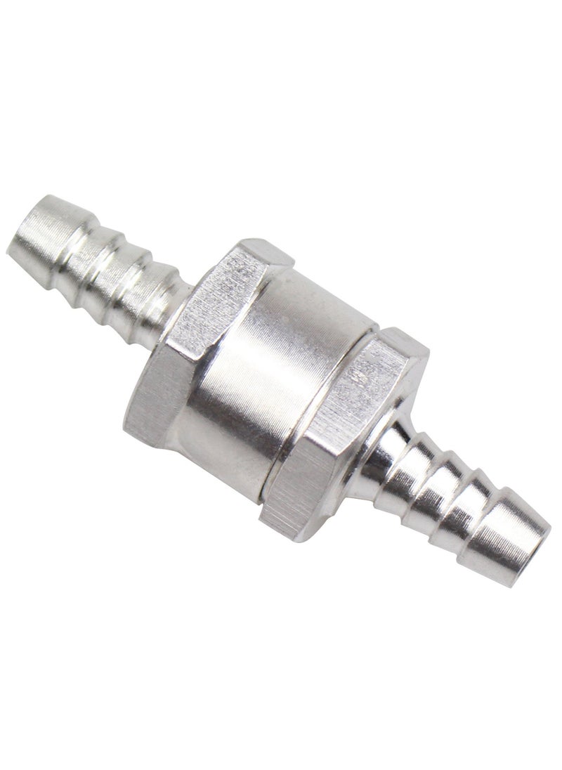 DYWISHKEY 8mm 5/16" Fuel Non Return One Way Check Valve Petrol Diesel Aluminium Alloy  - Image 1