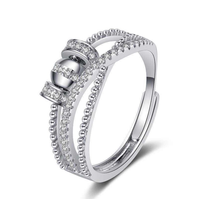 Europe and the United States  new anxiety temperament Internet famous smart ring female ins foreign trade hot sale light luxury exquisite food ringKL-050 KL-050