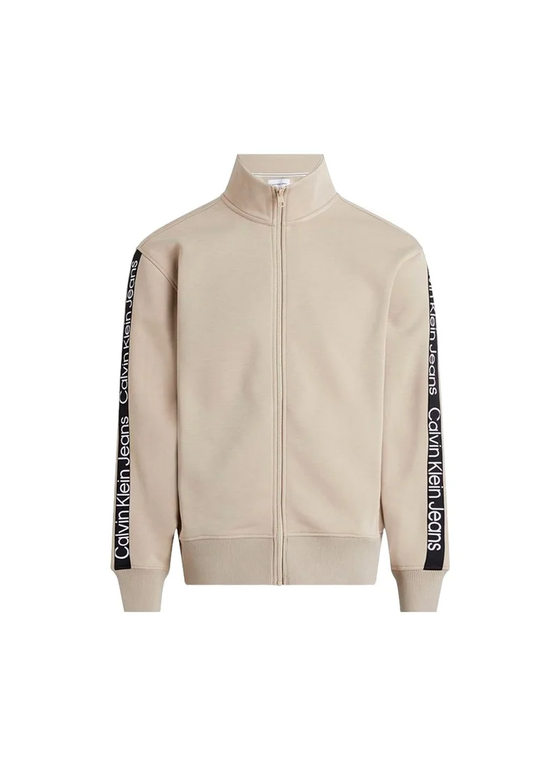 Calvin Klein Jeans Logo Tape Zippered Hoodie