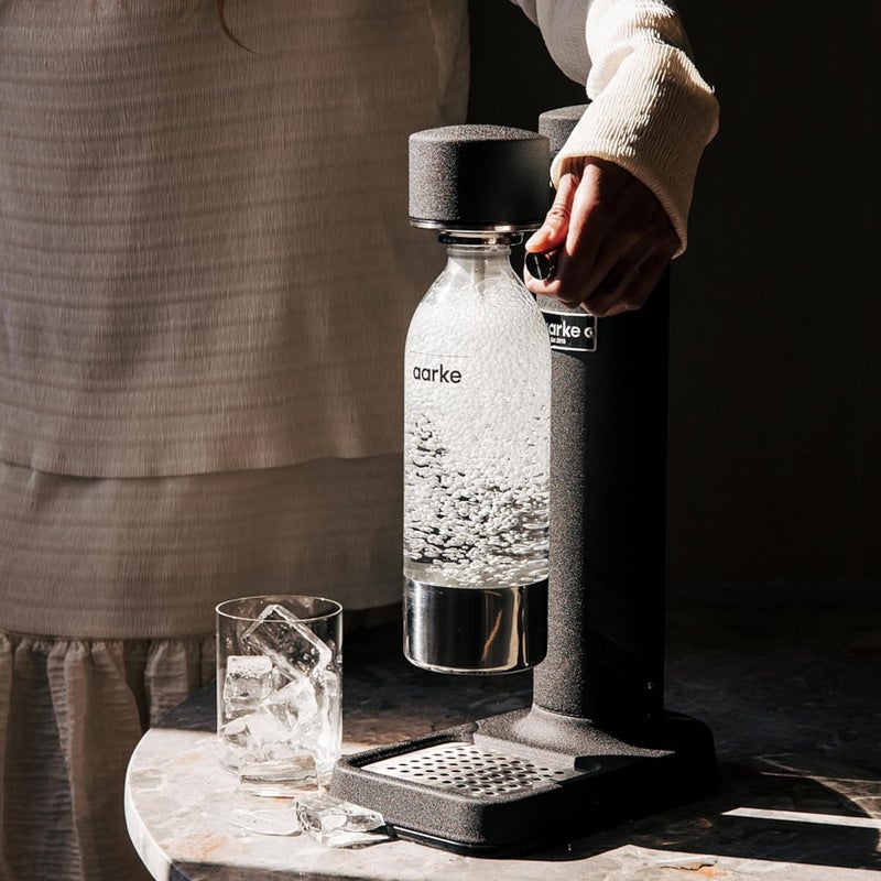 Aarke - Carbonator III Premium Carbonator/Sparkling & Seltzer Water Maker with PET Bottle (Matte Black), AAC3-Black - Image 4